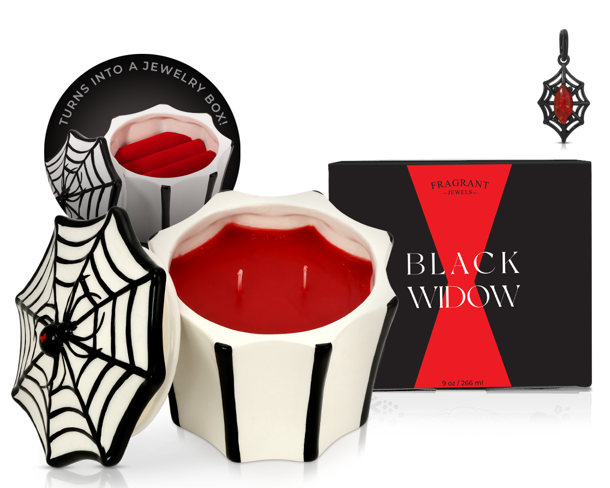 Black Widow - Jewel Candle