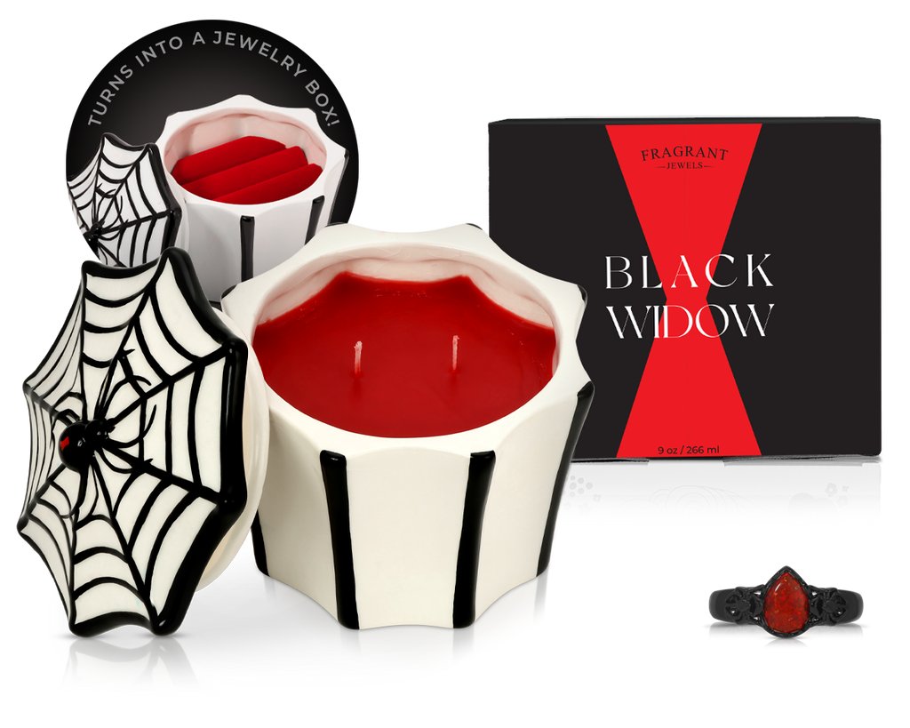 Black Widow - Jewel Candle