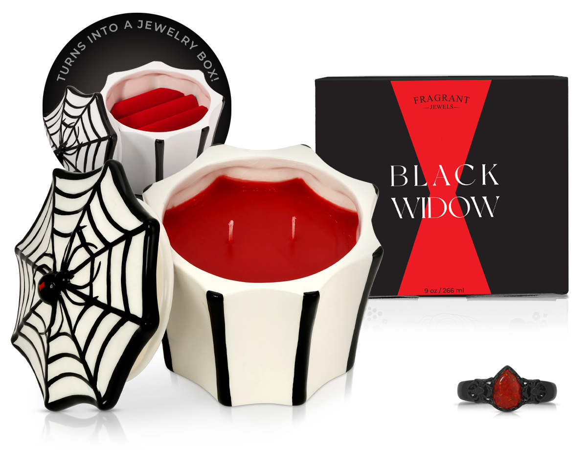 Black Widow - Jewel Candle