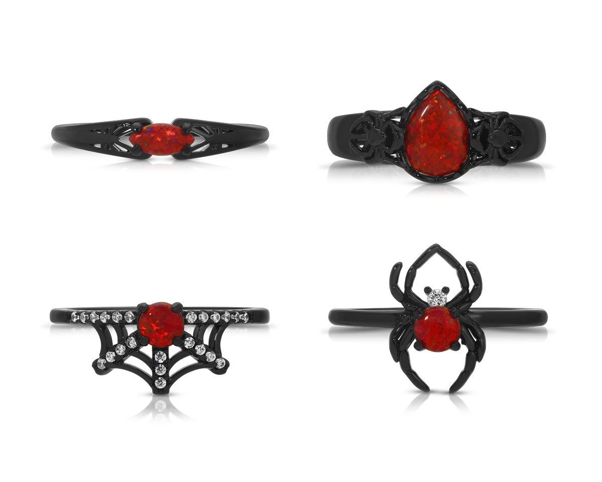 Black Widow - Jewel Candle