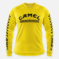 Retro Camel WEBIG Motorcycle Jersey Team Bicycle Downhill MTB Yellow Clothes Ciclismo Cycling Long Sleeve Motocross Bmx T-Shirt