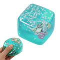 Enchanting Ocean Island Soft Ice Cubes Stress Relief Squeeze Toy Hand Exercise Calming Tool for Adults & Kids Anxiety Squishy To