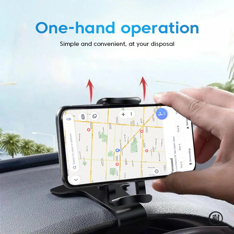 Universal 360 Rotatable Car Phone Holder Dashboard Stand Auto Grip Bracket for Mobile Phones Cell Phone Support Rack