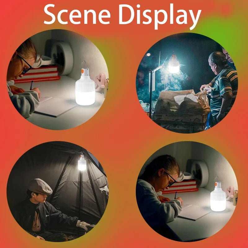 USB Rechargeable LED Light with Hook