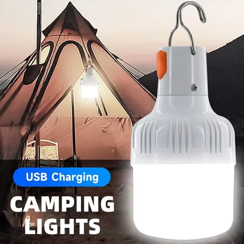 USB Rechargeable LED Light with Hook
